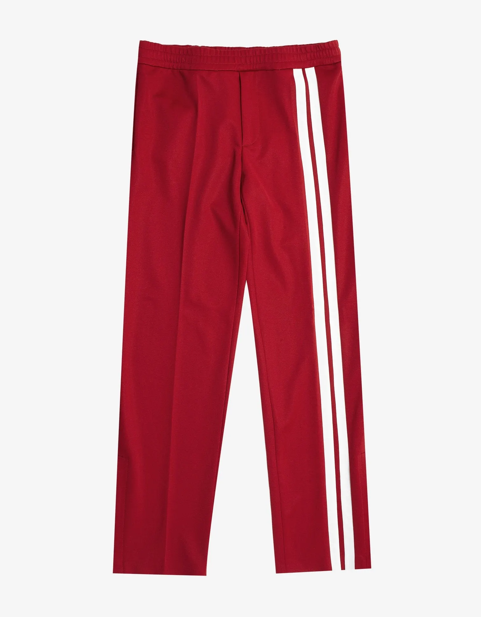 Red Trousers with White Stripes