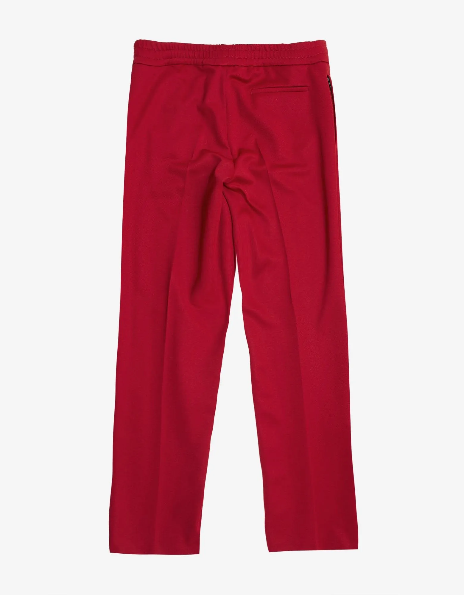 Red Trousers with White Stripes