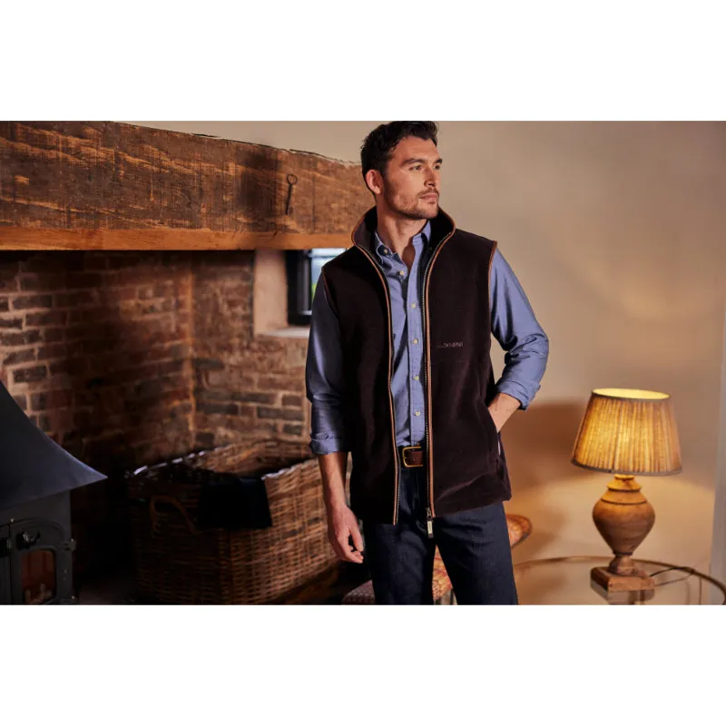 Schoffel Oakham Fleece Gilet - Port