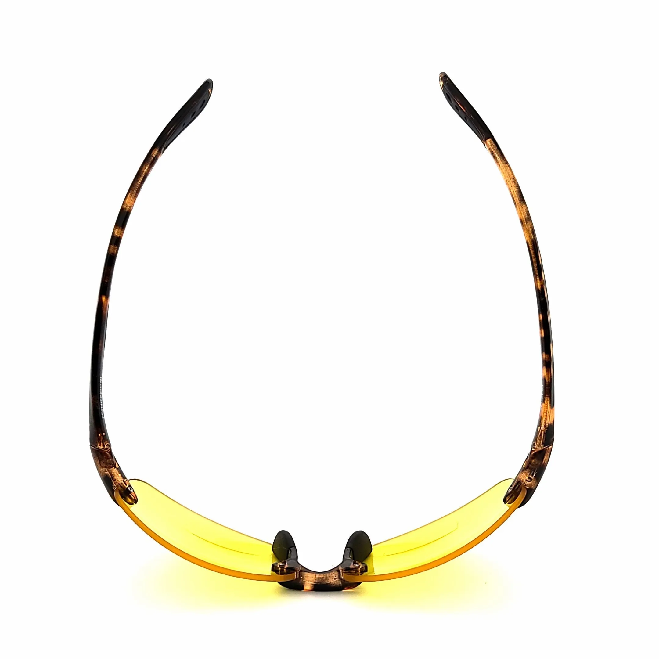 Shotgun Yellow Tinted Rimless Shooting, Hunting, & Night Driving Sports Bifocal Glasses