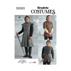 Simplicity Pattern SS9593 Men's Coat, Jacket and Vest