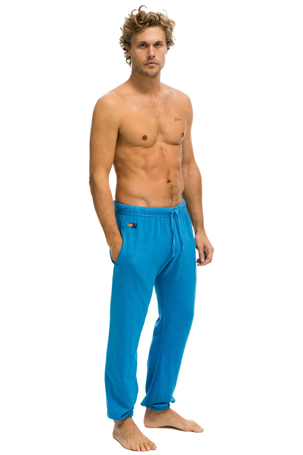 SMILEY 2 MENS SWEATPANTS - OCEAN