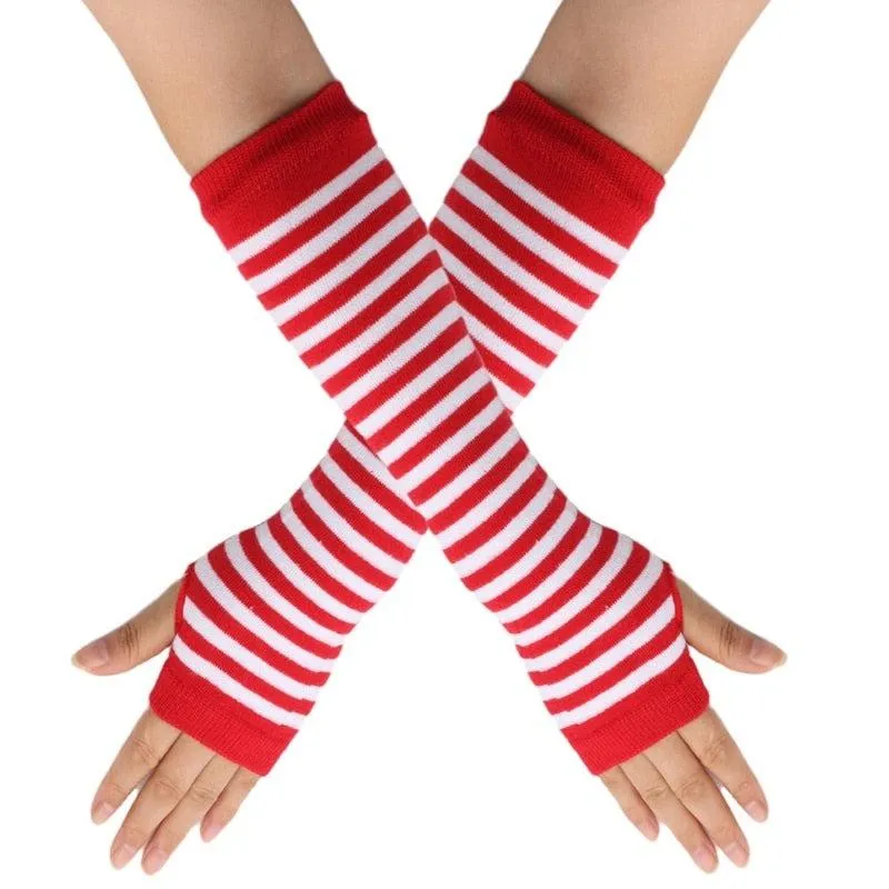 Striped Arm Warmers