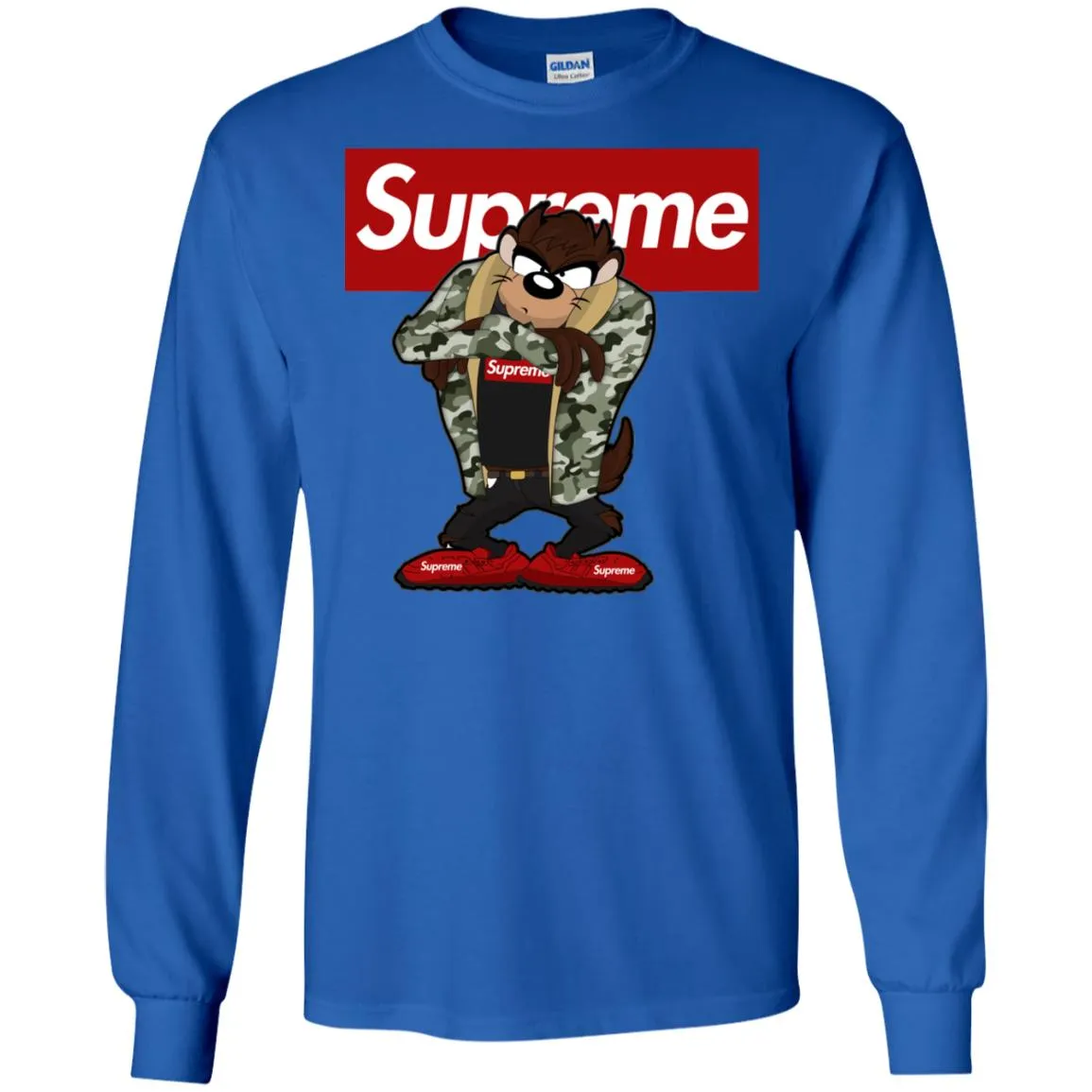 Supreme Hot Bear T-shirt Men Long Sleeve Shirt