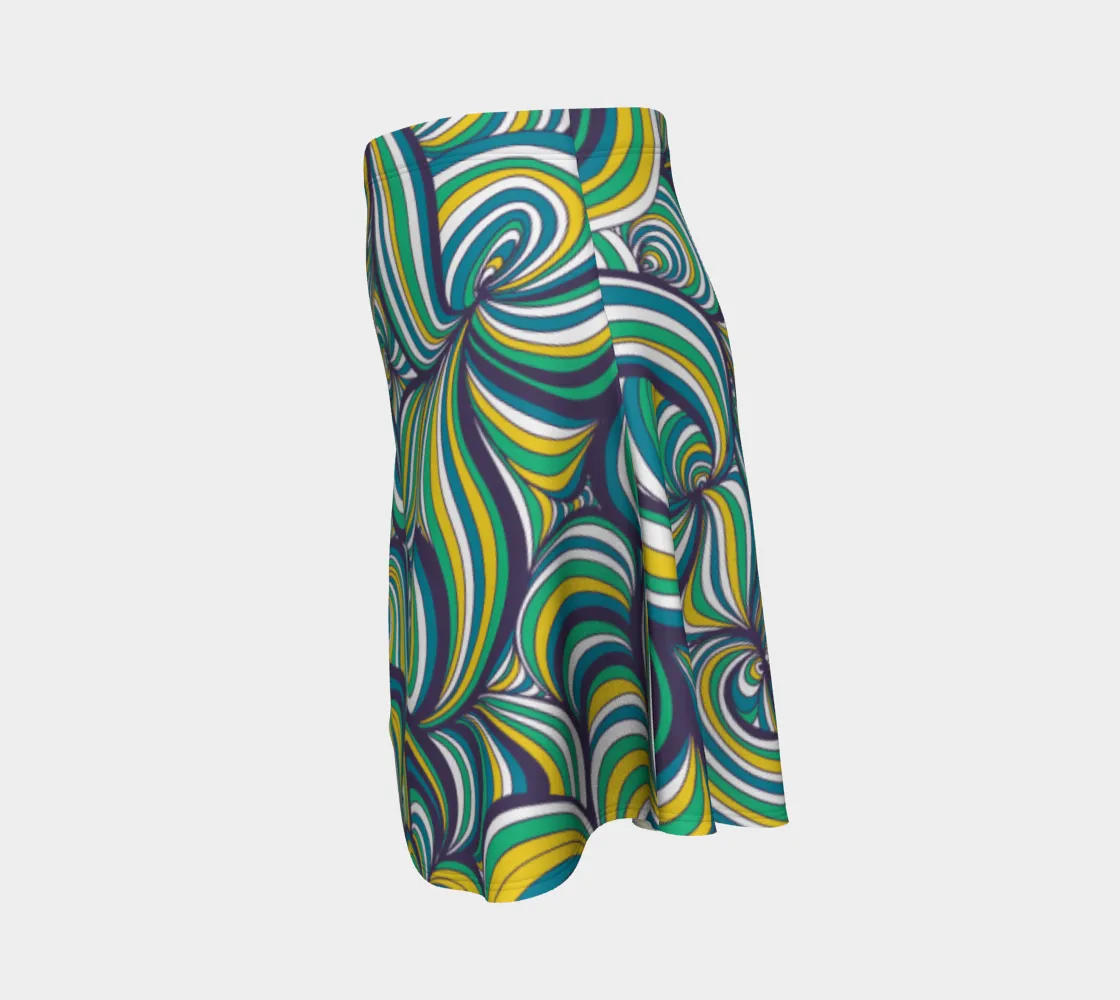 Swirl Flare Skirt