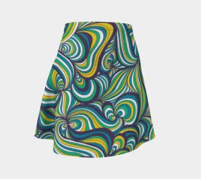 Swirl Flare Skirt