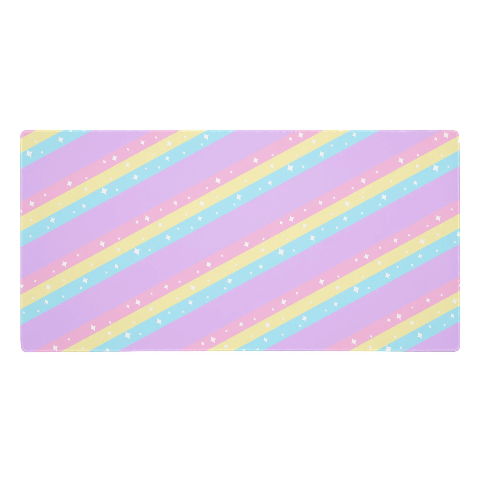 Teatime Fantasy Purple Rainbow Gaming Mouse Pad