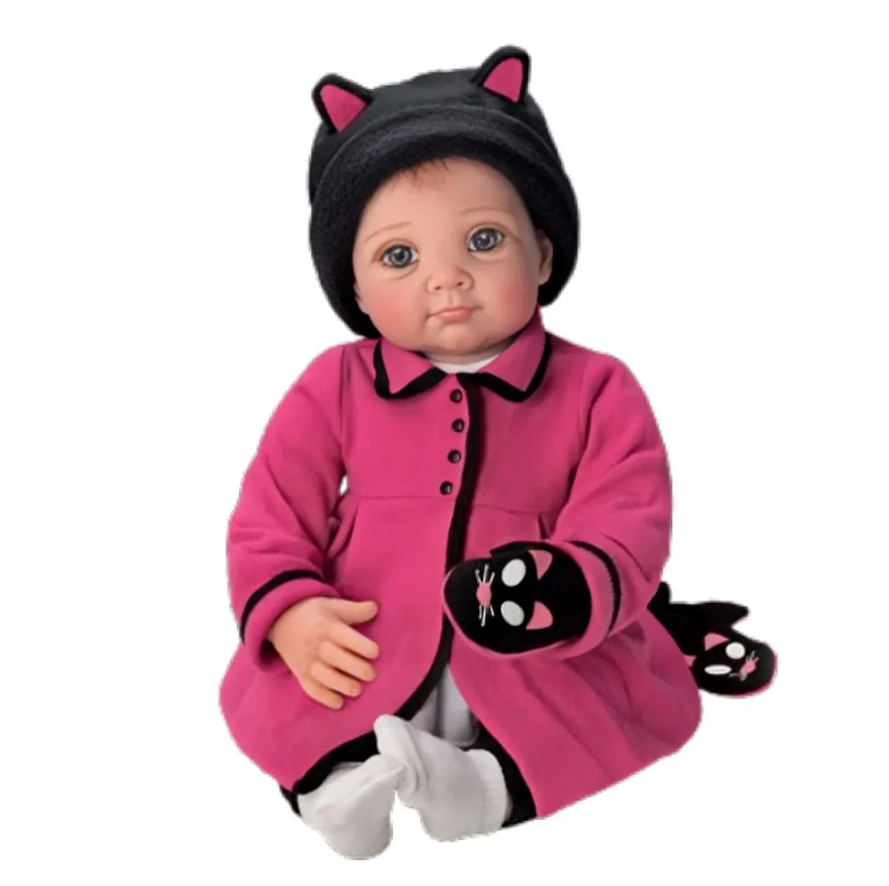 The Ashton-Drake Galleries Little Kitten Lost Her Mitt So Truly Real® Handcrafted in RealTouch® Vinyl Poseable Baby Doll by Elly Knoops 20-inches