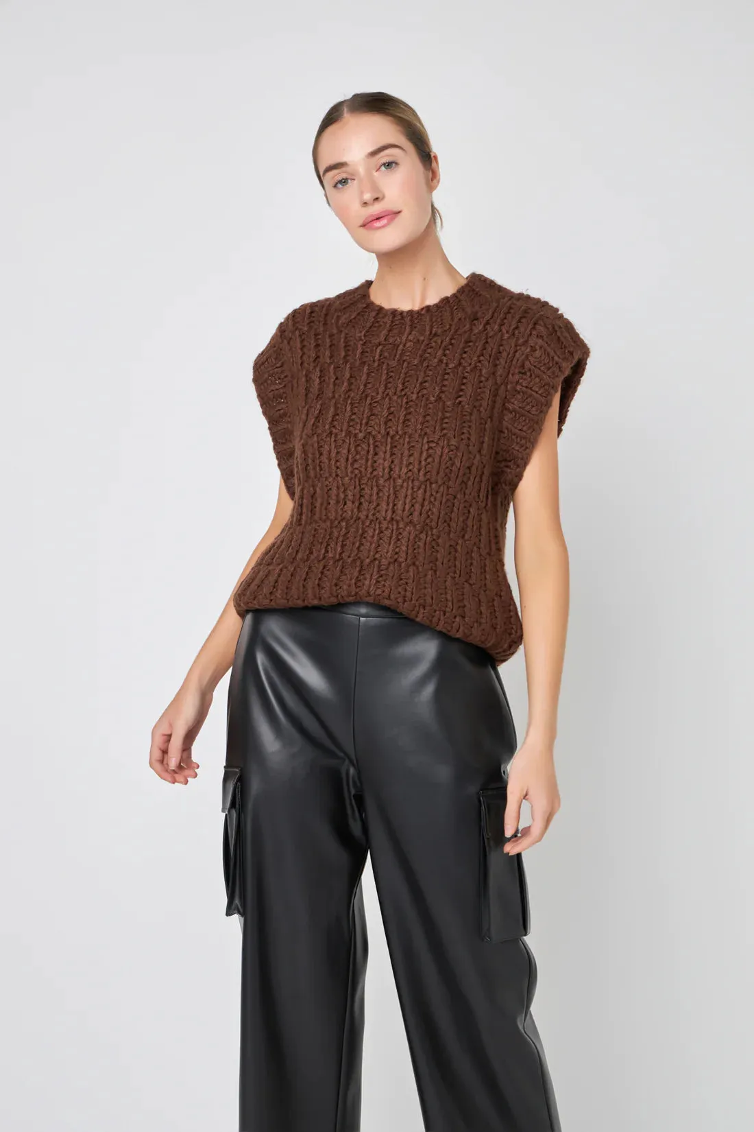 Tina Chunky Knit Vest