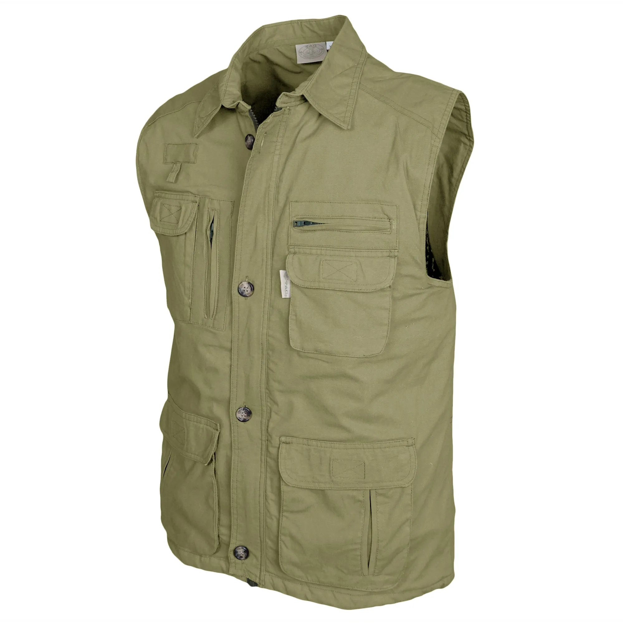 Travel Vest for Men - Khaki