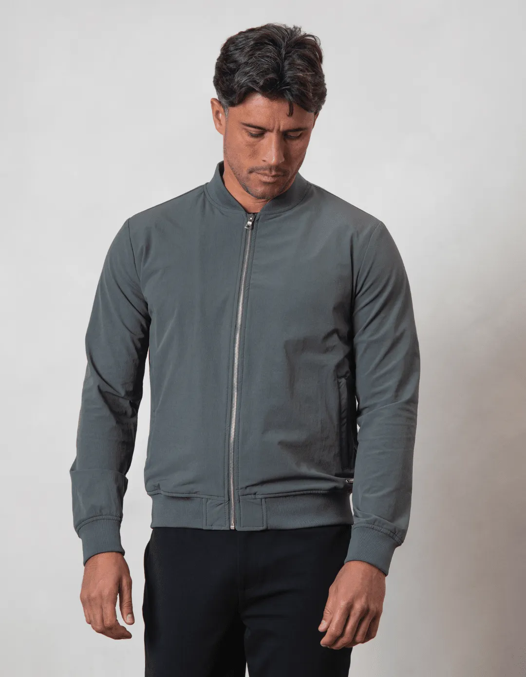 Traveller Bomber Jacket Slate Grey