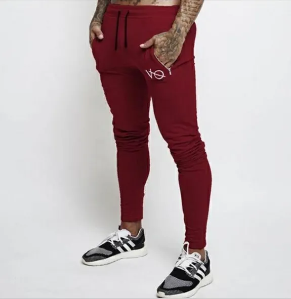 Trend men's large size tight-fitting casual sweatpants