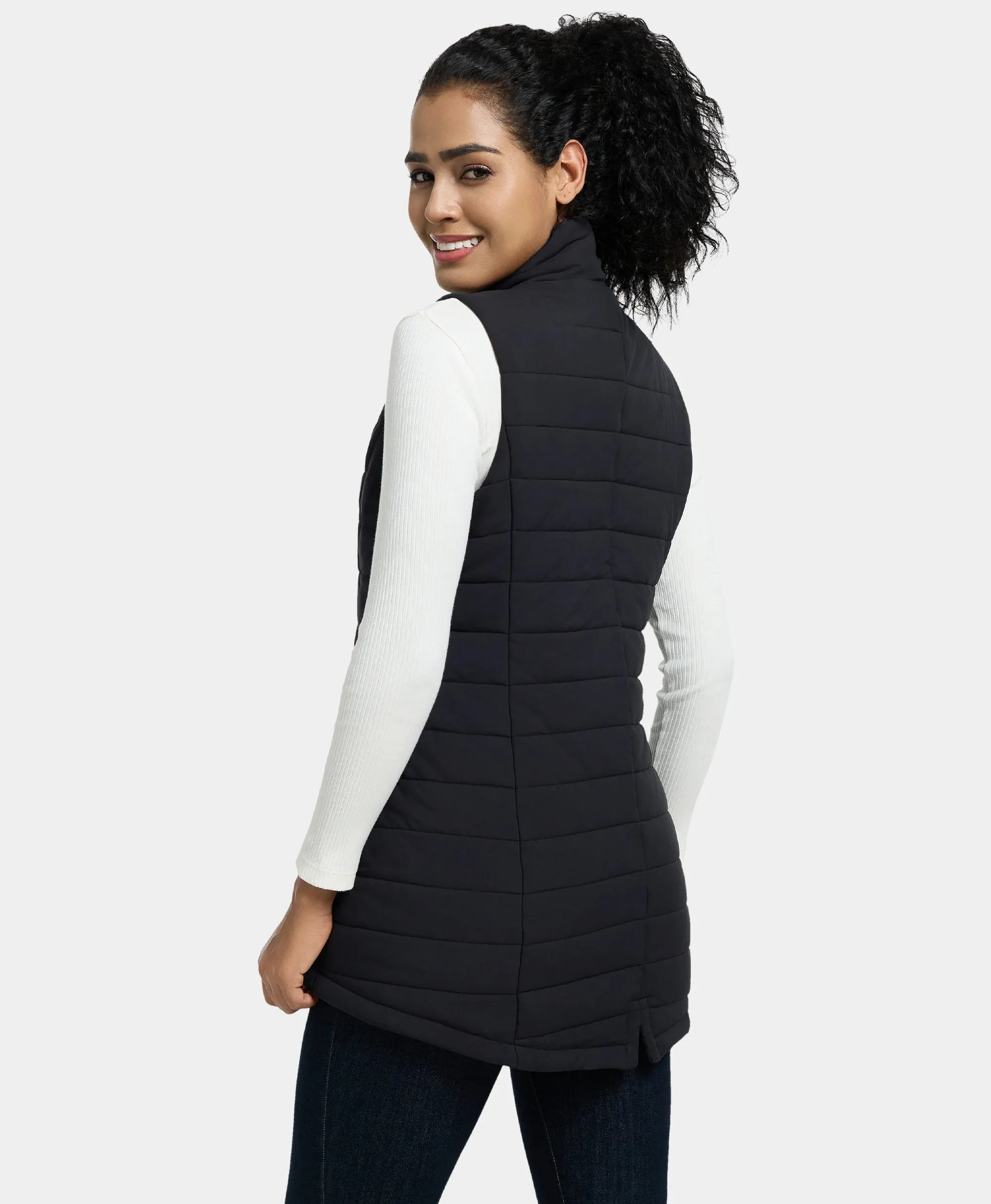 Tribeca Women's Heated Long Puffer Vest