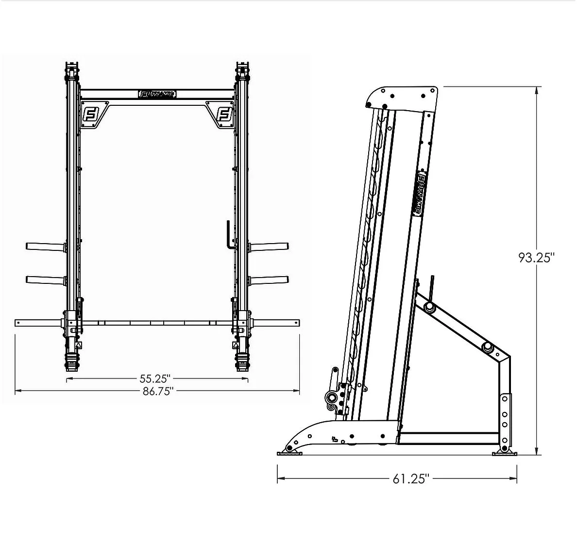 Ultra Pro Counter Balance Smith Machine - Plate Loaded by Rae Crowther