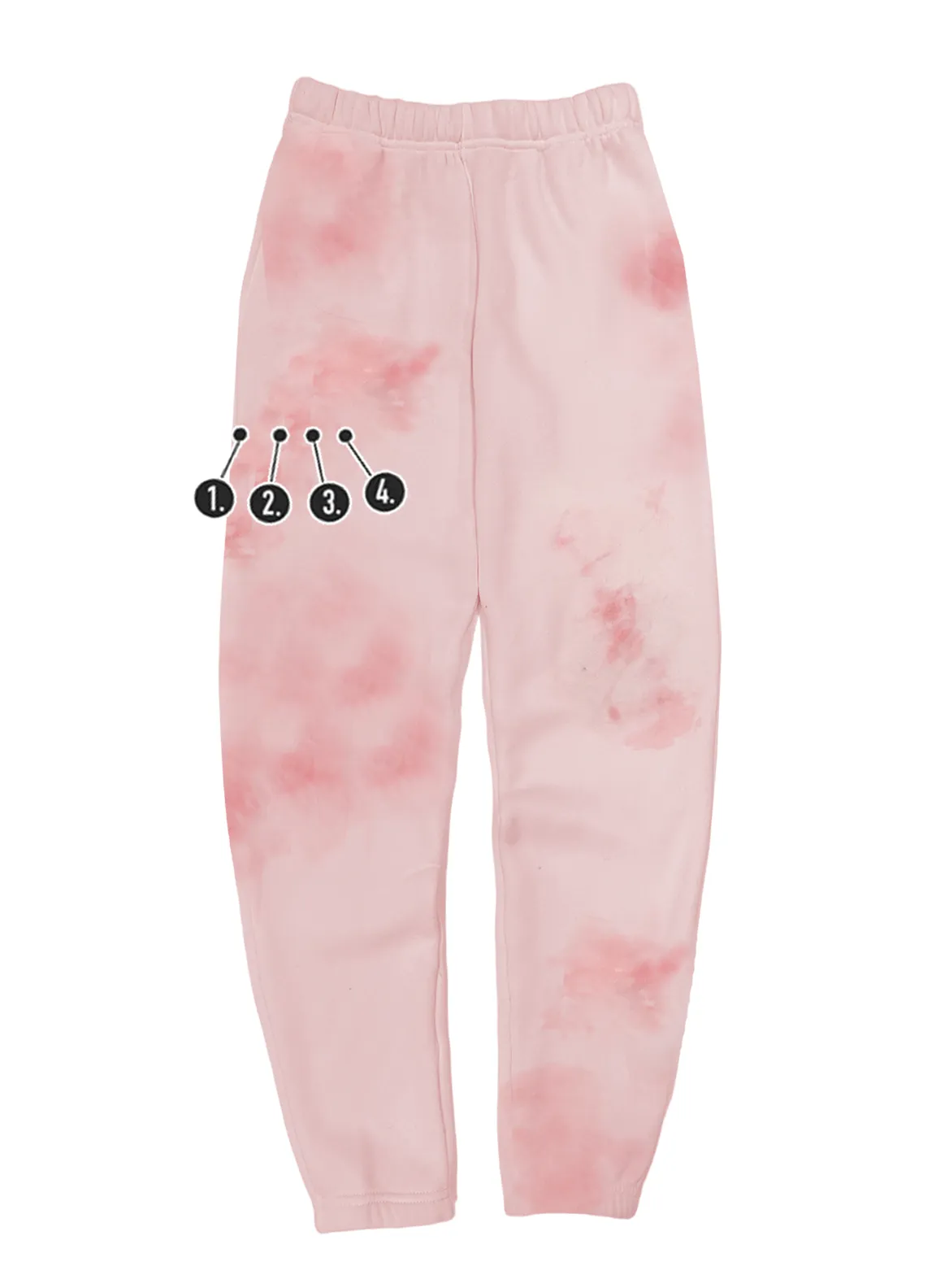 V-Day 4 Mini Horizontal Thigh Women's Sweatpants