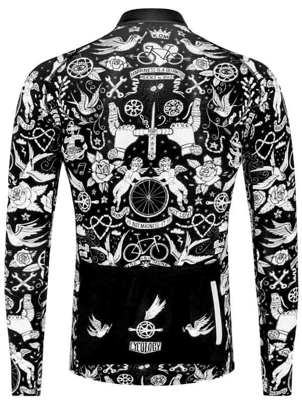 Velo Tattoo Lightweight Long Sleeve Summer Jersey