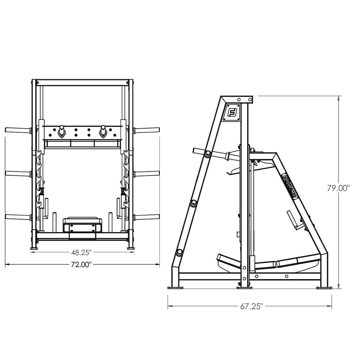 Vertical Leg Press - Plate Loaded by Rae Crowther