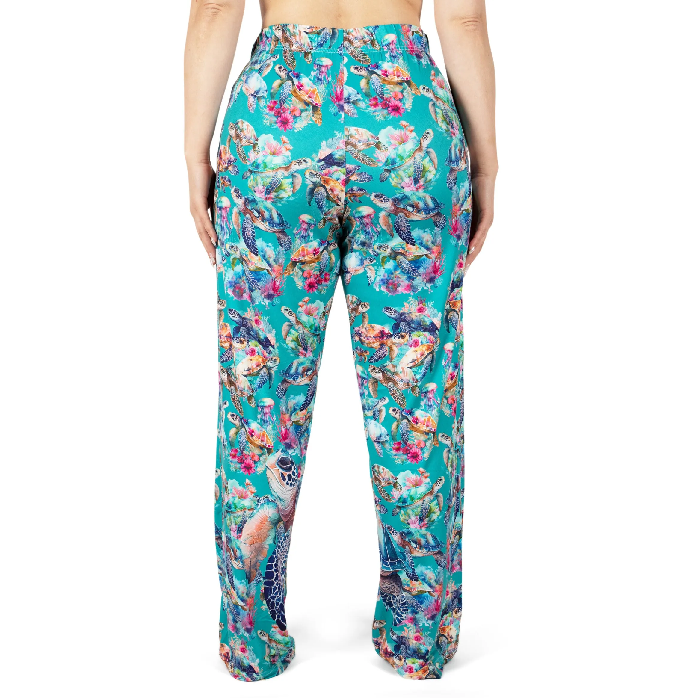 Vibrant Sea Turtle Lounge Pants