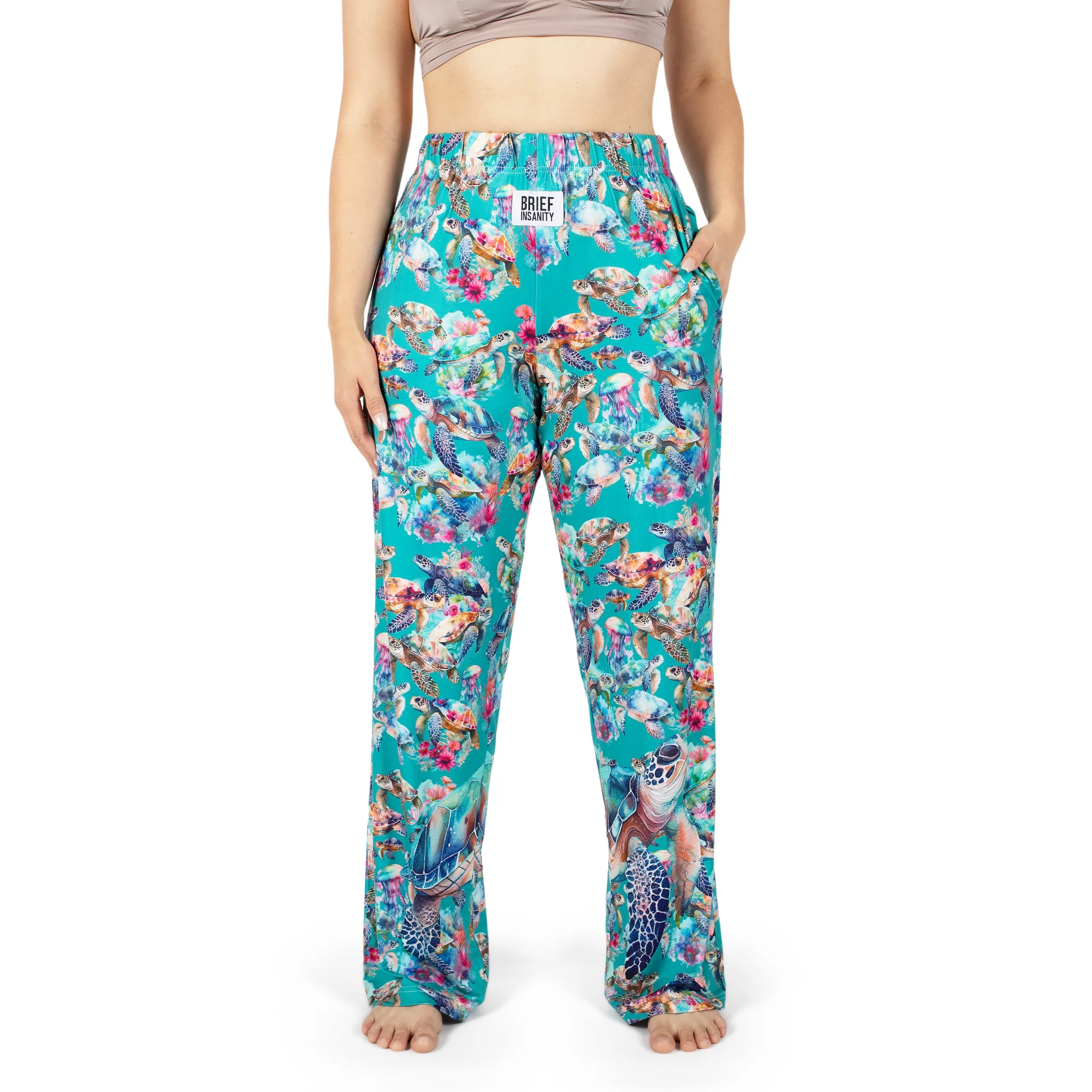 Vibrant Sea Turtle Lounge Pants