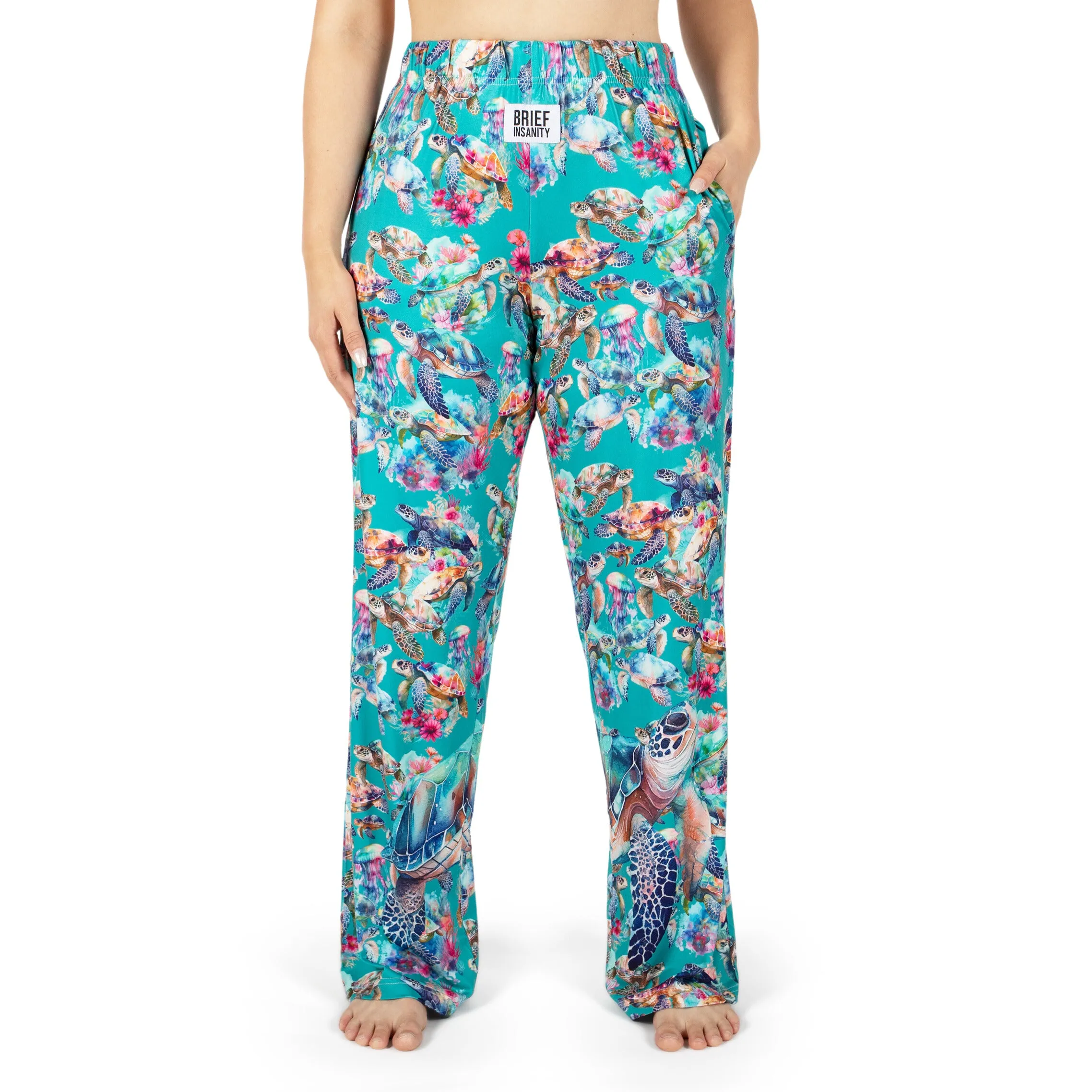 Vibrant Sea Turtle Lounge Pants