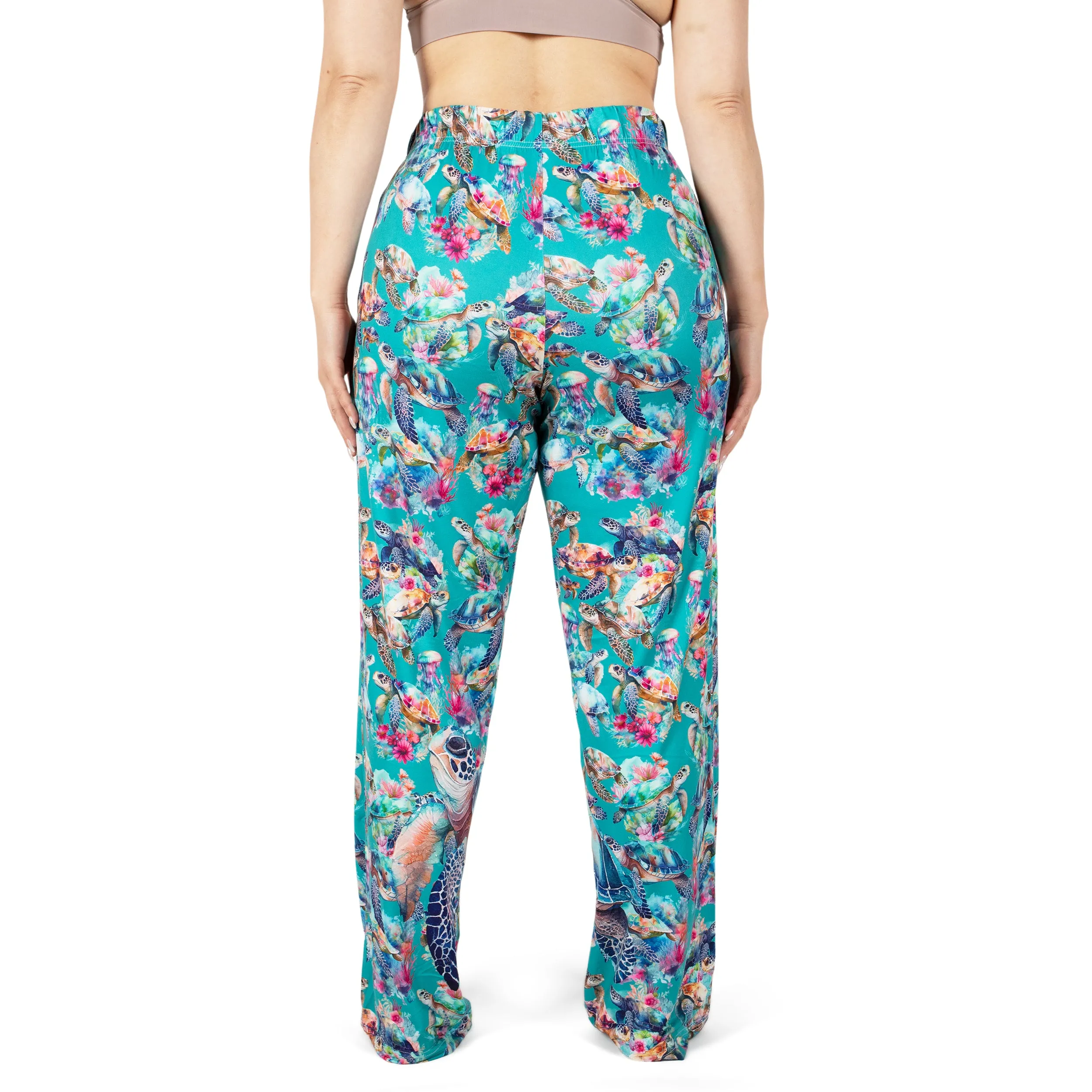 Vibrant Sea Turtle Lounge Pants