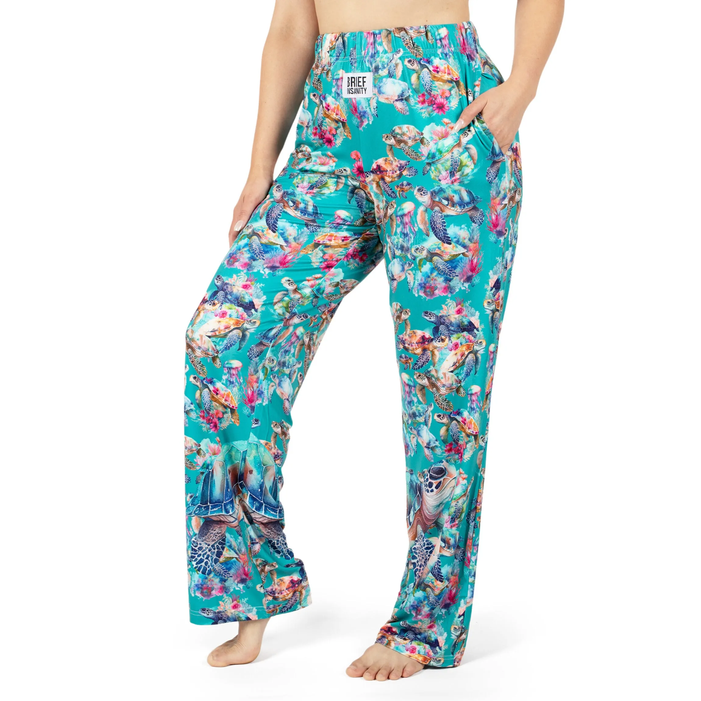 Vibrant Sea Turtle Lounge Pants