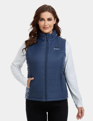 Women's Classic Heated Vest - Navy Blue