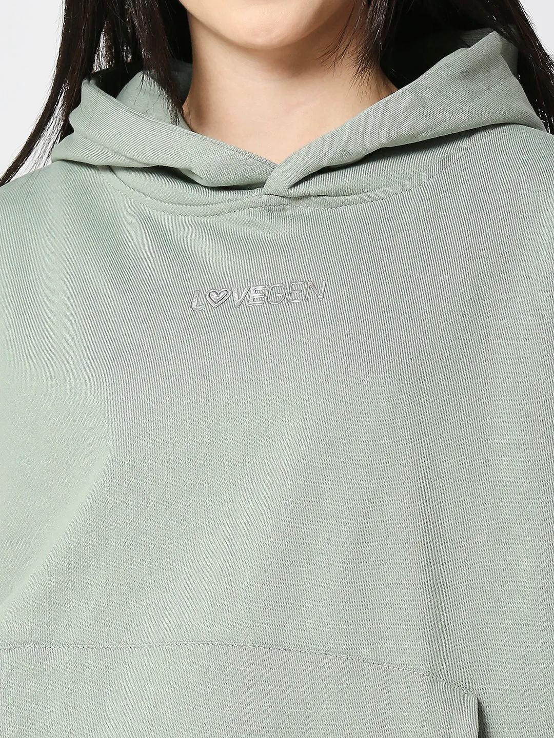 Women’s Oversized Mint Hoodie