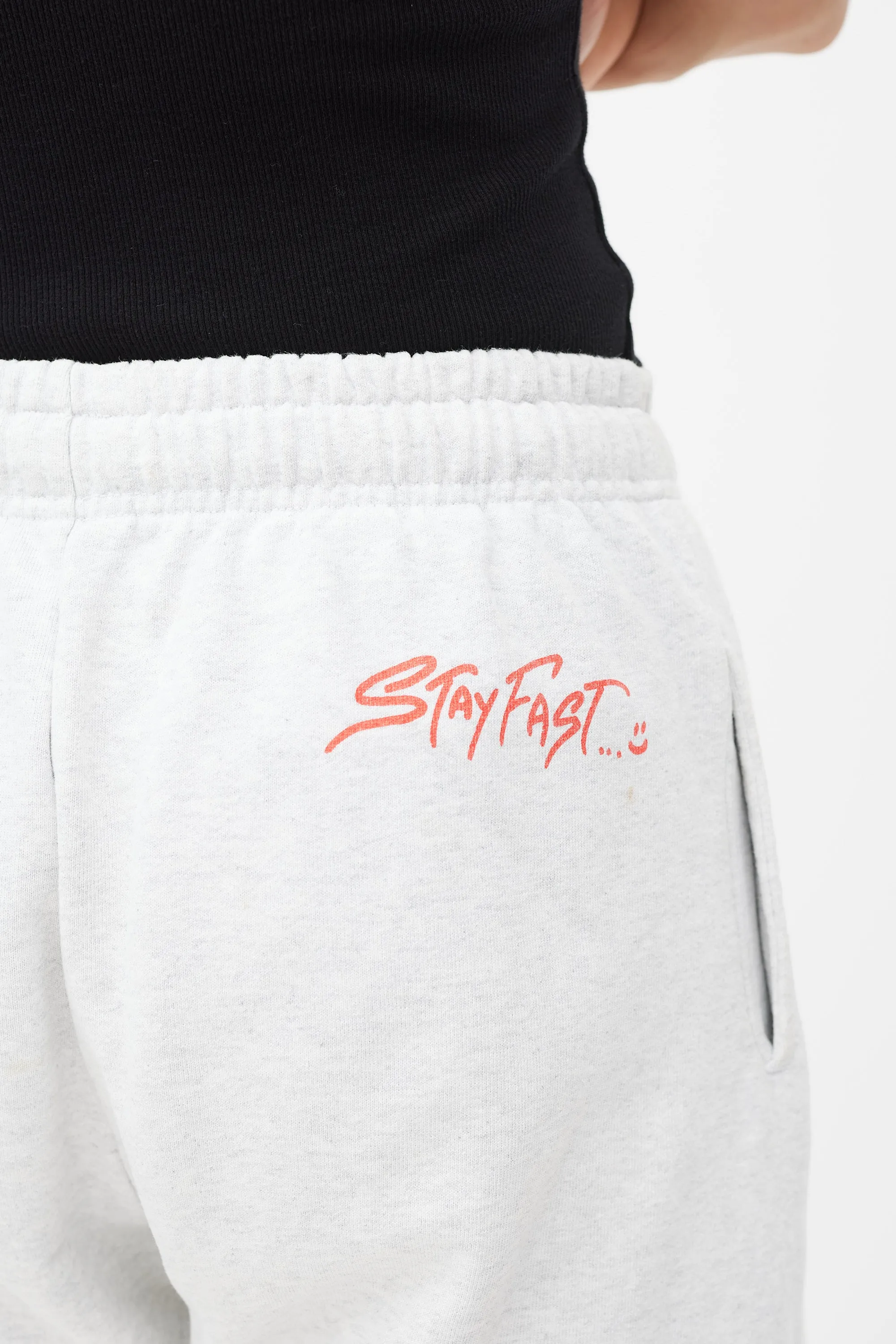 X Matty Boy Flame Grey & Multicolour Flame Sweatpants